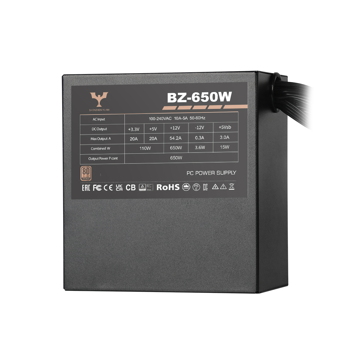 80Plus Bronze BZ-650W
